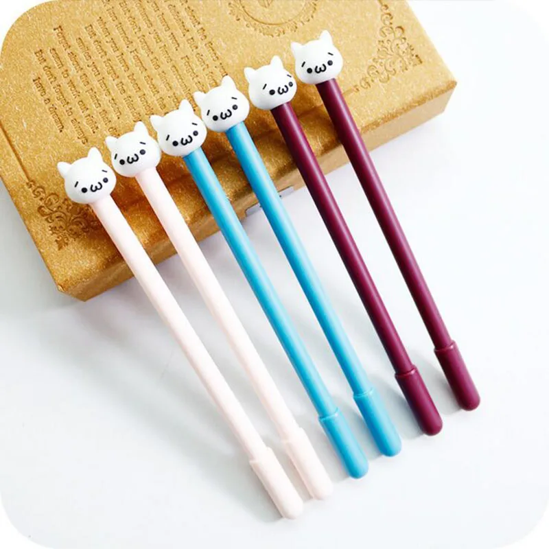 Aliexpress.com : Buy 2PCS Cute Adorable Cat Kitten Gel Pen Writing