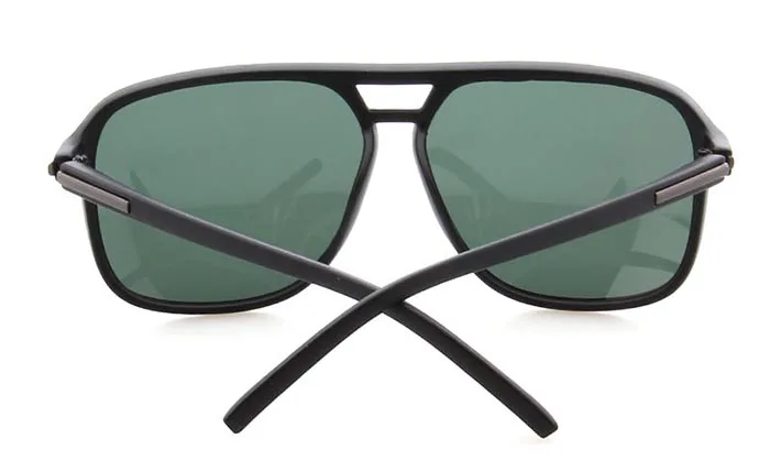 Брендовые поляризованные солнцезащитные очки для мужчин, Ретро стиль, для отдыха, солнцезащитные очки, модные очки для вождения, для улицы, желтые, ночное видение