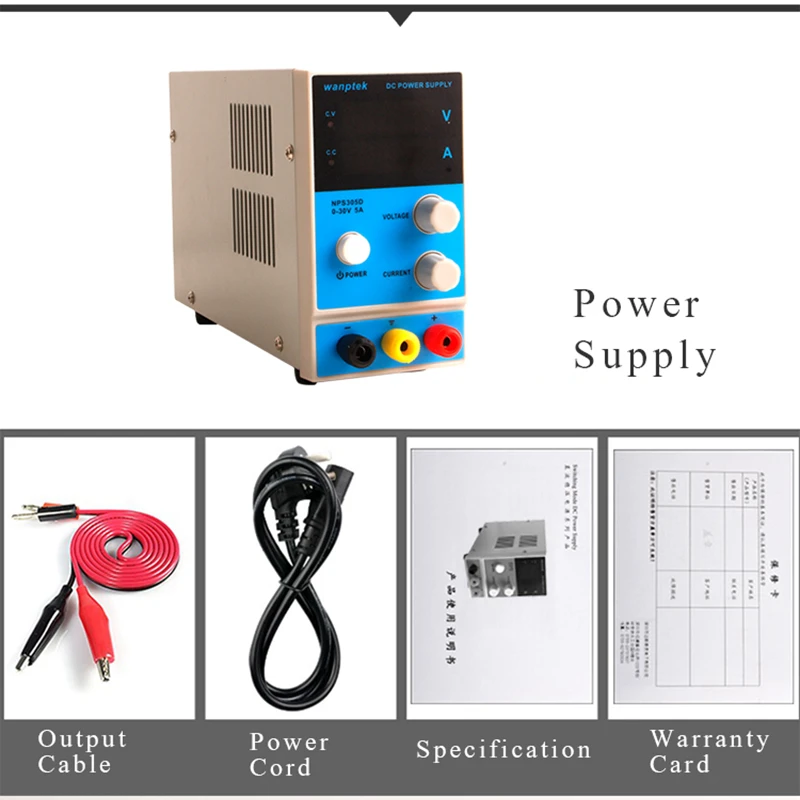 NPS 0-100V 0-10A лабораторный настольный источник питания с тремя цифровыми дисплеями, Регулируемый мини-переключатель, источник питания постоянного тока для ремонта телефона