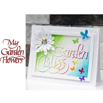 

My Garden Flowers English PMetal Cutting Dies Stencils for DIY Scrapbooking Making New 2019 Diecut