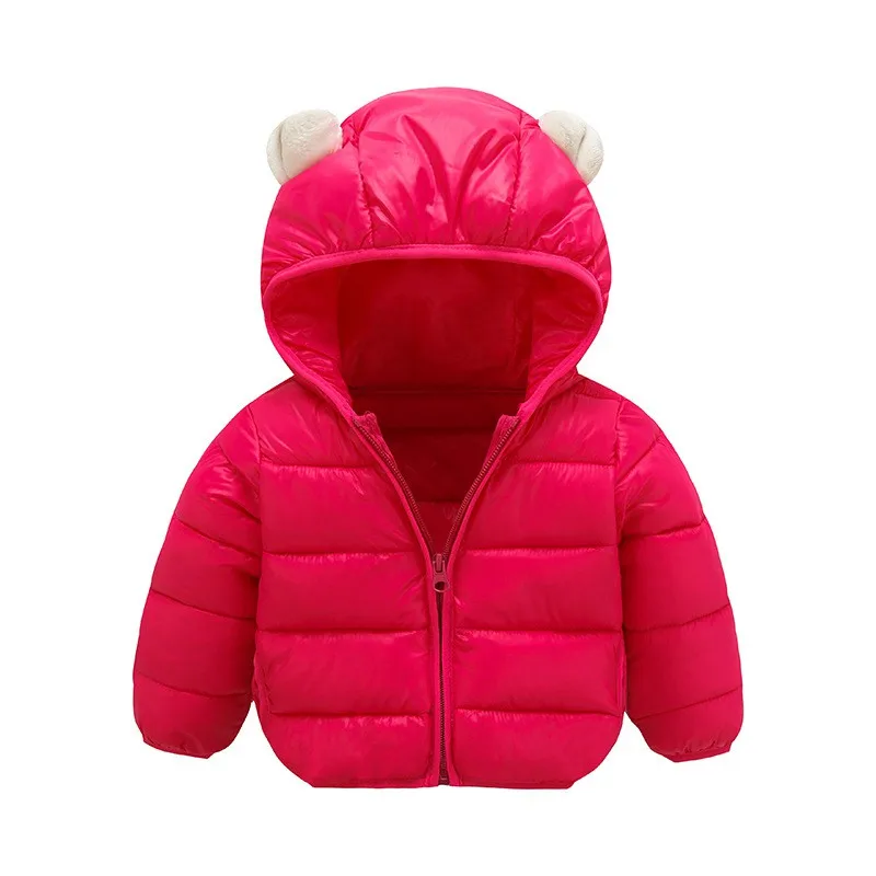 CROAL CHERIE Cute Ear Girl Jackets For Boys Winter Coat 2018 Fashion Children Clothing Kids Hooded Coat Outerwear Snow Parka  (8)