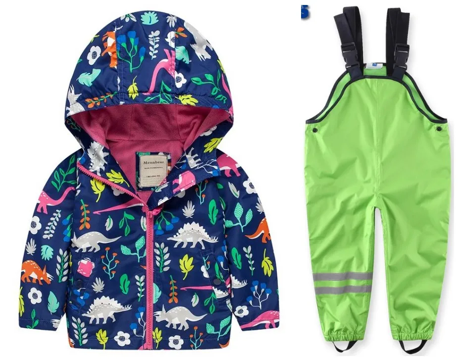 Для мальчиков и девочек, повседневная одежда, осень и зима, детские, защита от ветра, от дождя детская одежда Детский комплект утолщение Верхняя куртка лыжный костюм - Цвет: Photo Color16