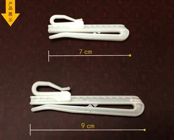 

20000 pcs 9cm Plastic Adjustable Curtain Hooks Telescopic Curtain Lifting Hooks S Hook adjustment Free Shipping