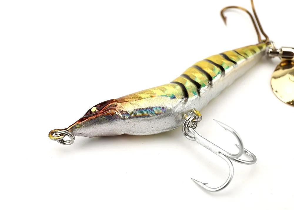 Kingdom Simulation Shrimp Fishing Lure 8.5g 14g 21g 28g Metal Fishing Spinner Bait Hard Lures China Model 4002 (17)