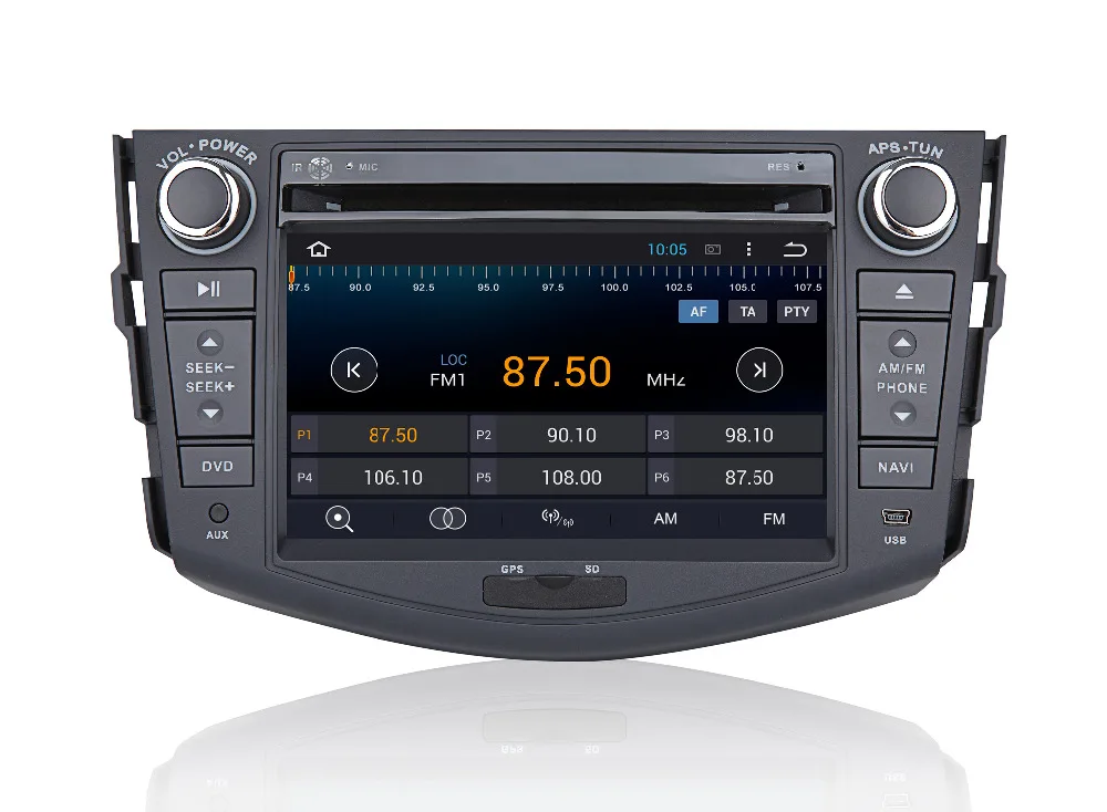 Perfect Android 8.1 Quad Core 2G RAM Car DVD Player GPS Navigation For Toyota RAV4 Rav 4 2007 2008 2009 2010 2011 car radio wifi 4G 2