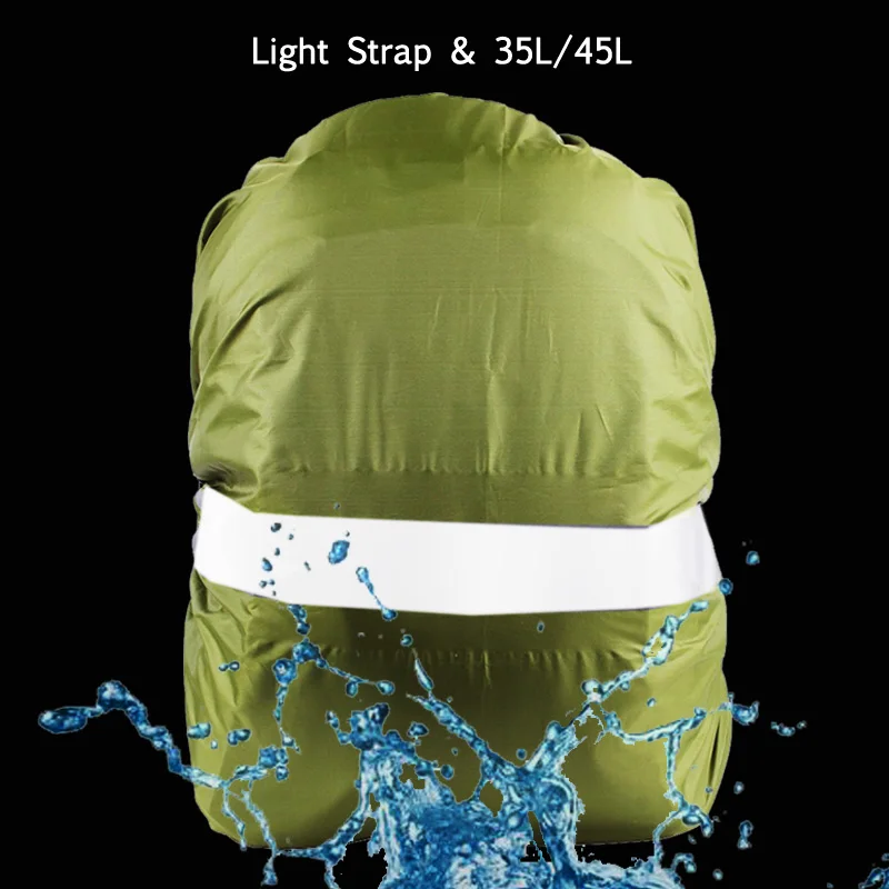 

Sports Backpack Rain Cover Waterproof Reflective Rainproof Covers For Hunting Travel Dust Raincover Military Bag Protective Case