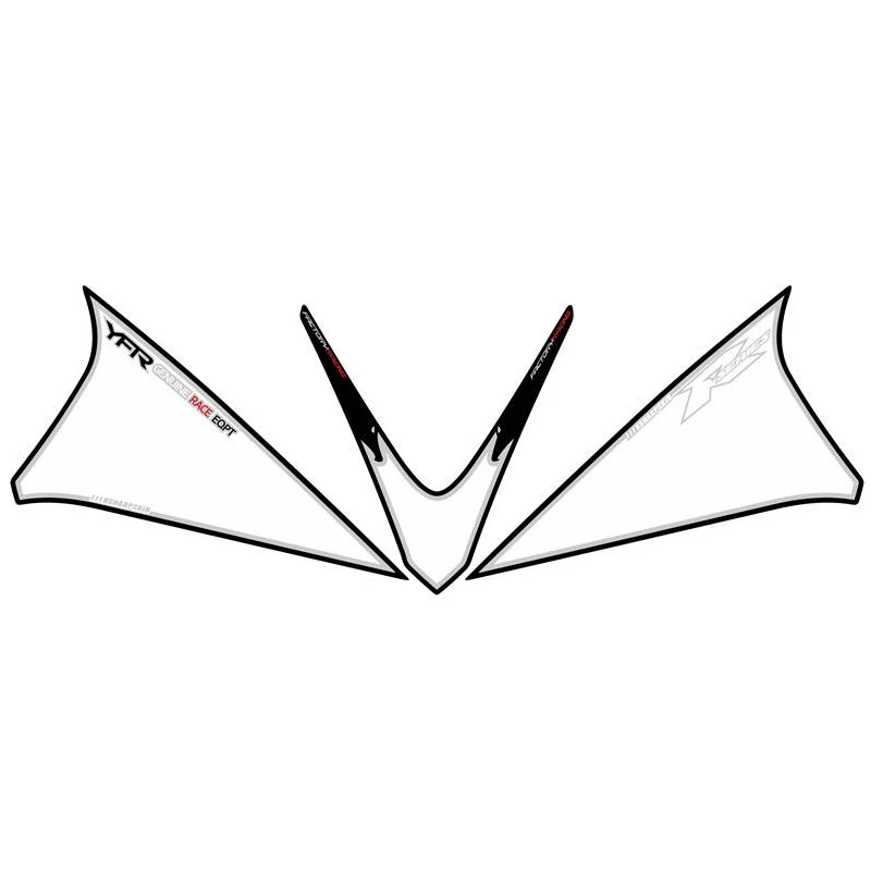 

Front Fairing Motor Number Board 3D Gel Protector for YAMAHA YZF R1 2007-2008