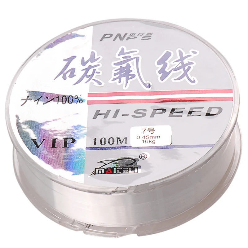 

Super Stronger 100m Fluorocarbon Fishing Line Transparent For Carp Wire Winter Ice Nylon Multifilament Fishing Lines Fish Tackle