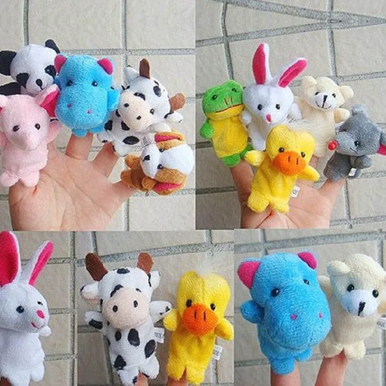 Soft Finger Puppets (Pack of 10)