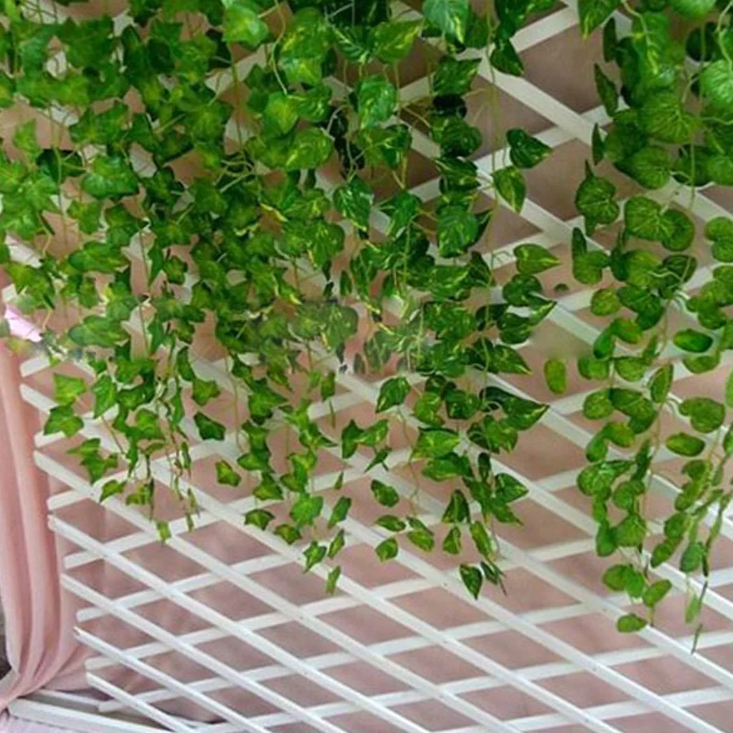 Simulation Green Vine Leaves Garden Home Wall Wedding