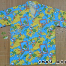 Рубашка Одежда Цветок Гавайская рубашка 2XL 3XL