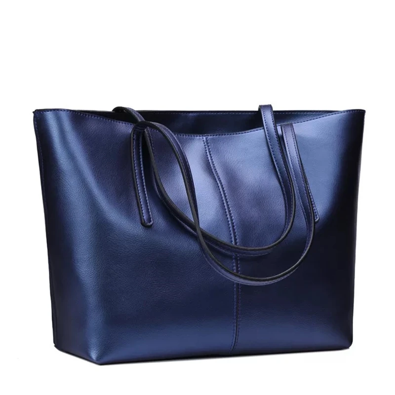 

IMIDO European and American leather ladies hand bag shoulder bag large capacity fashion pearl leather
