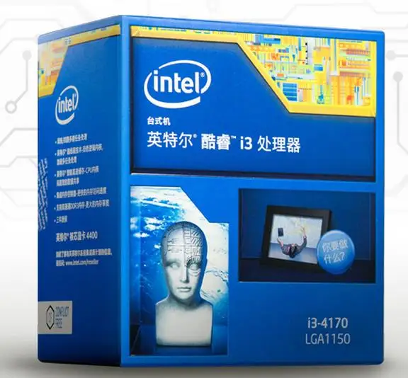 100% новый и оригинальный процессор INTEL Core I3 4170 LGA1150 22 нанометра двухъядерный для