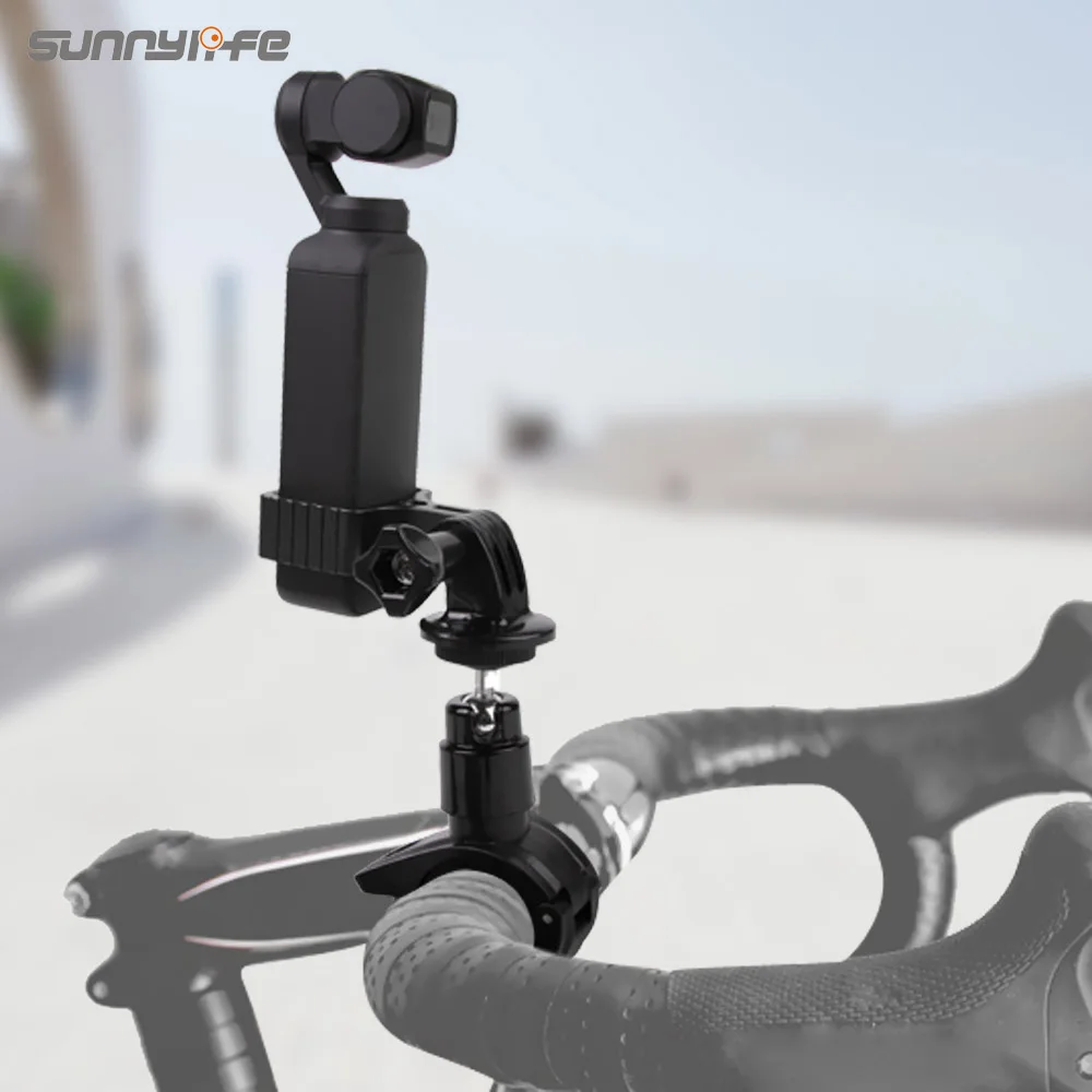 Sunnylife Алюминий литой адаптер велосипедный зажим клип велосипед крепление для GOPRO Джи Осмо карман аксессуары для Кардана