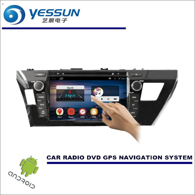 

For Toyota Corolla 2014~2016 LHD - Car DVD Player GPS Navi Navigation Android System Radio Stereo Audio Video Multimedia