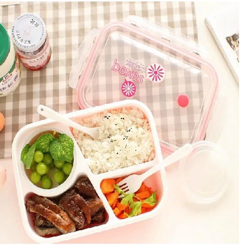 Urijk пластиковый контейнер для еды, ланч-боксы, Ланчбокс, Переносные Коробки для еды, для детей, для пикника, для микроволновки, Ланч-бокс для ужина