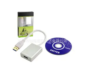 

USB 3.0 A Male to HDMI Female Short Cable AV Adapter Convertor 1080p for PC HDTV