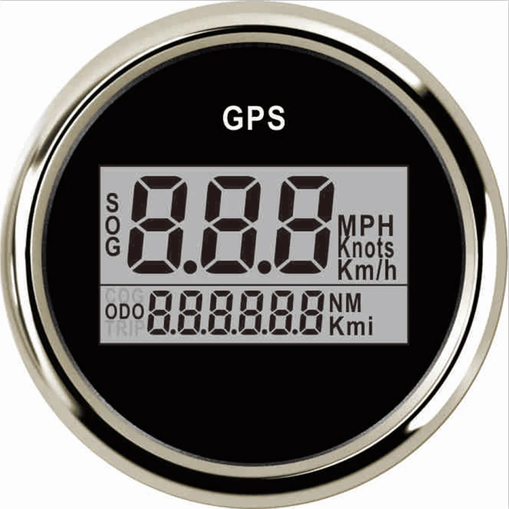 Samdo 52mm Digital GPS Speedometer For Car Boat Motorcycle With