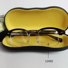 Солнцезащитные очки для мужчин и женщин, ацетатная оправа для очков, фирменный дизайн, компьютерные прозрачные оптические очки, оправа, высокое качество, коробка 313