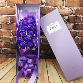 

bouquet gauzing Korean soap flower gift to send his wife to send Valentine Christmas gifts for Valentine's Day gift
