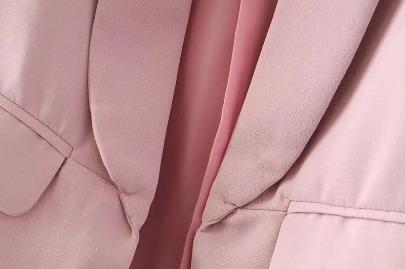 Yinlinhe, розовый костюм, пальто, куртки для женщин, весна, элегантные офисные женские Формальные куртки, женские шикарные пальто большого размера, верхняя одежда 764