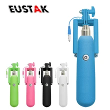 Eustak Универсальный проводной конфеты селфи палка для Android IPhone 6 5 Samsung Xiaomi телефон монопод пало Моноподы Штатив Держатель