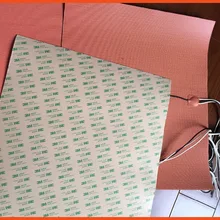 300X300 мм 750 Вт 110 В, W/NTC 100 к термистор, силиконовый нагреватель 3D-принтер нагреватель, нагреватель, гибкий нагревательный элемент с подогревом масла