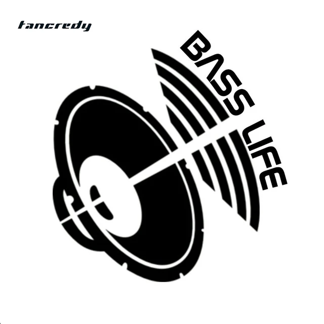Tancredy The 2nd Half Price 20*18.9cm Bass Life Funny Car Sticker car