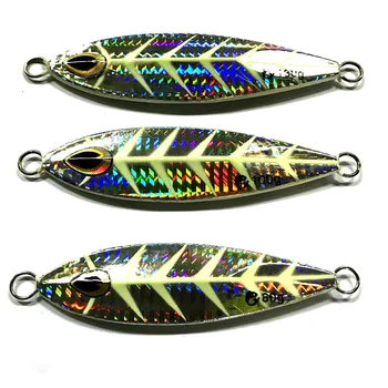 

Ufishing Japan Jigging Fishing Lure 1 Pcs/Lot Dragon Bone designed Saltwater lures Luminous Metal Jig 80g 100g 130g