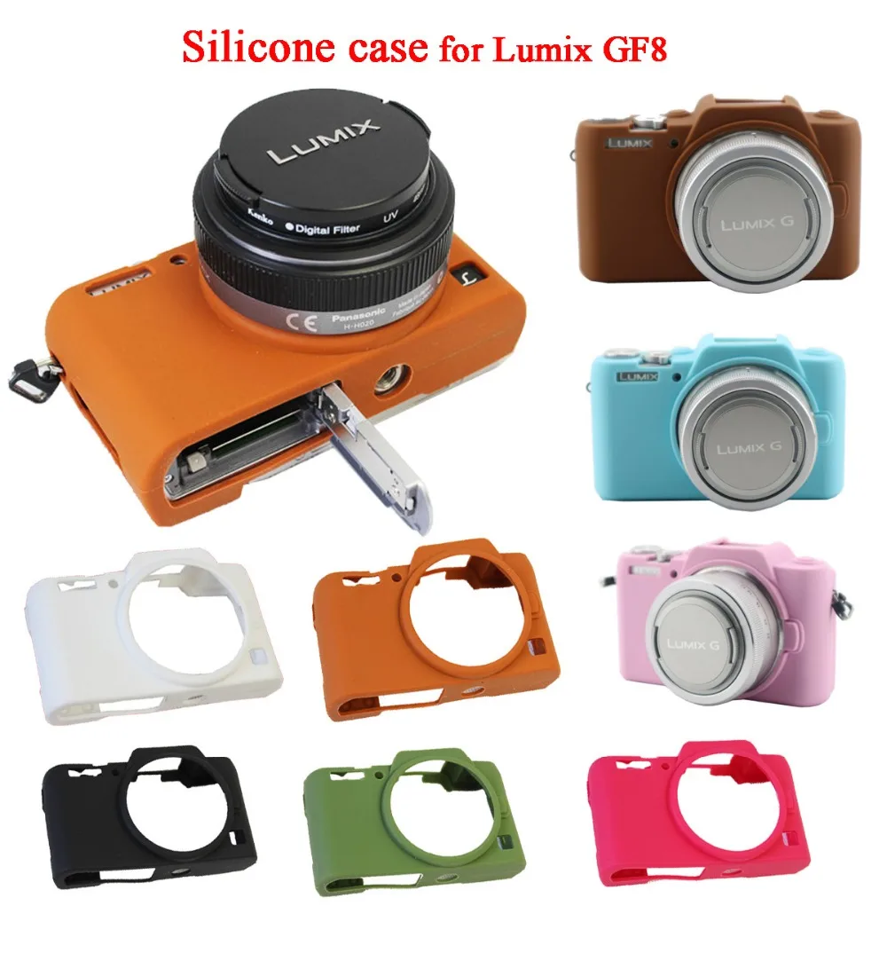 11 шт./лот красивый мягкий силиконовый чехол для камеры Panasonic Lumix DMC GF8 GF7 защитный
