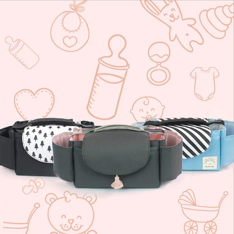 Multifunction Baby Stroller Organizer Bag Maternity Mommy Travel Diaper Bag Baby Stroller Accessories Baby Pram Diaper Organizer summer baby stroller accessories