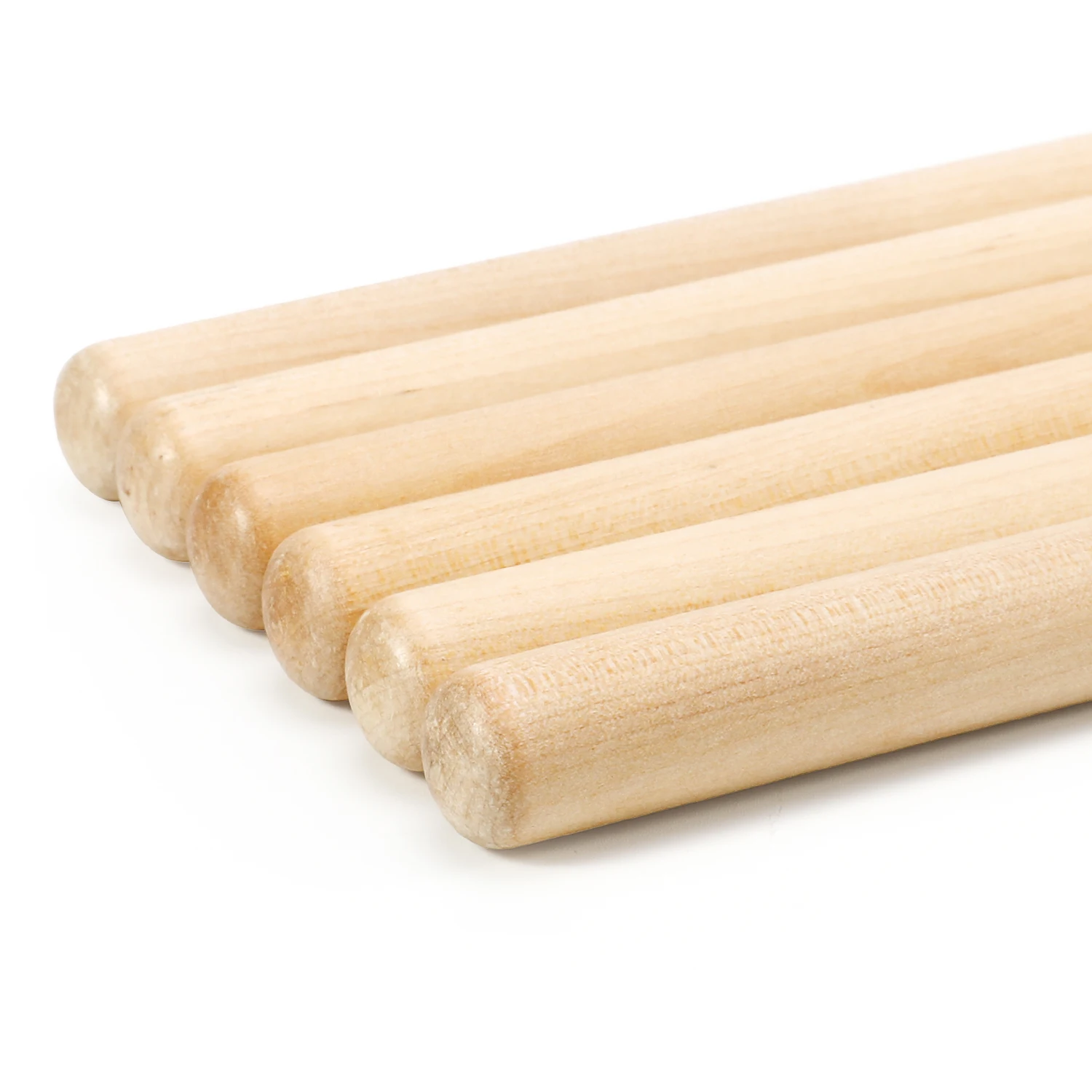 Donner 3-Pack барабанные палочки 7A Classic Hickory барабанные палочки из дерева прочный для легкого джаза комбо упражнения+ бархатная сумка