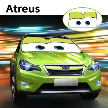 

Atreus 1pc cartoon Car Window Windshield Windscreen Cover Sun Shade For Nissan qashqai Citroen c4 c5 c3 Chevrolet cruze Peugeot