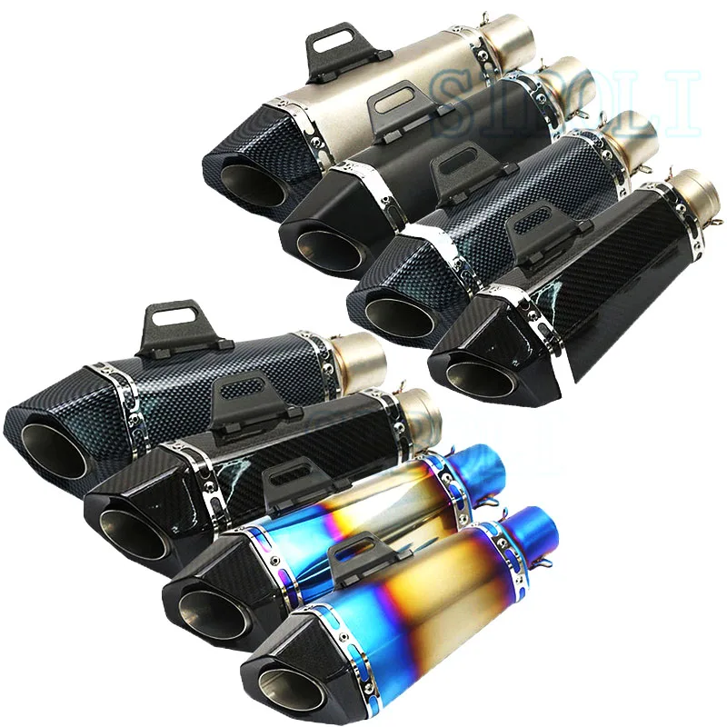 51mm motocicleta Universal para Akrapovic de Escape silenciador de Escape para HONDA MSX 125 CB1000r BENELLI 300 600 RSV4 cb400 r6 r1