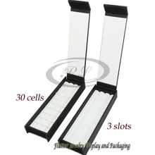 Новейший Улучшенный кожаный 6,5 см Широкий s-размер Алмазный Дисплей лоток для хранения камней чехол Gem Box