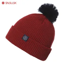 Зимняя лыжная шапка Женская шапка для сноуборда Теплые шапки Мужские женские шляпы