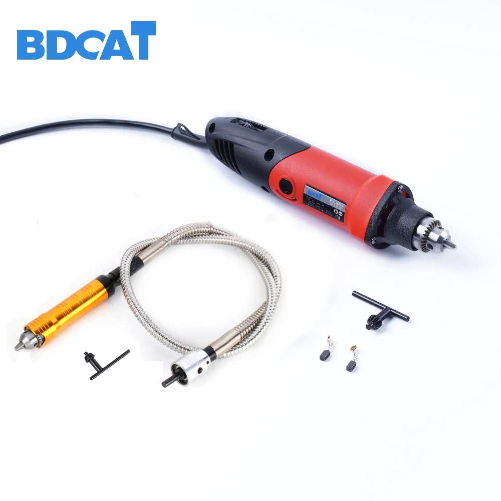 400 Вт 220 В BDCAT Dremel аксессуары электрическая мини-дрель с переменной скоростью с 6 мм вращающимся шлифовальным механизмом гибкий вал - Цвет: TYPE 2