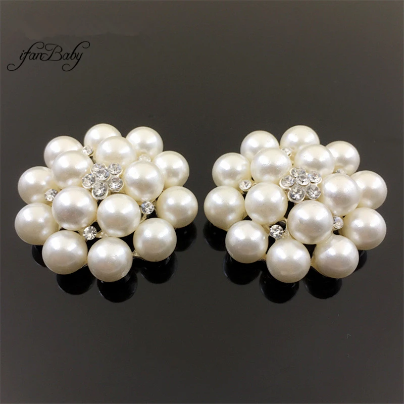 pearl rhinestone buttons 5