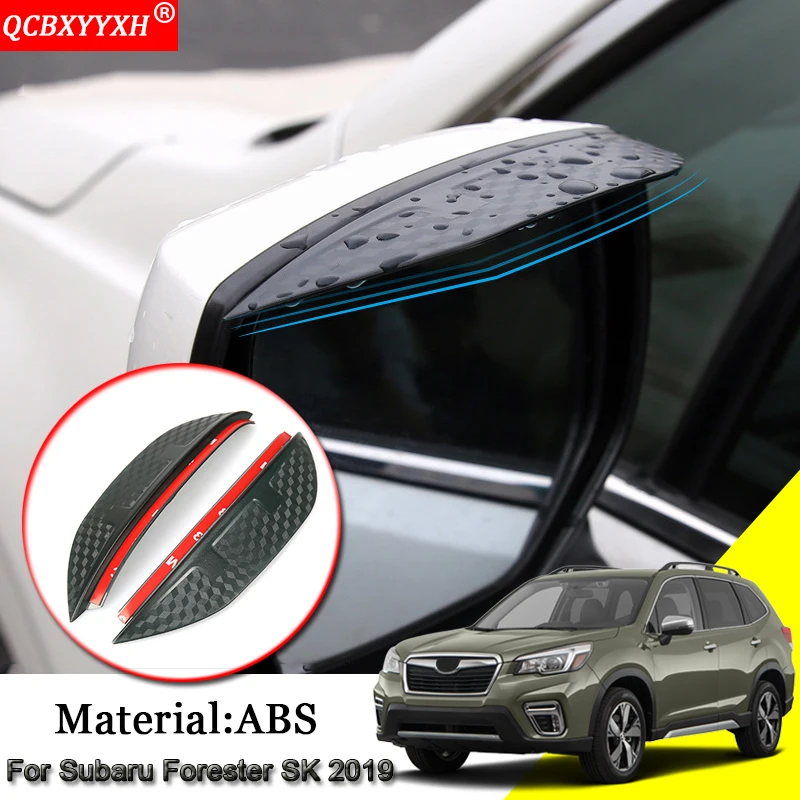 Buy Car styling Car ABS Rearview Mirror Rain Gear Back