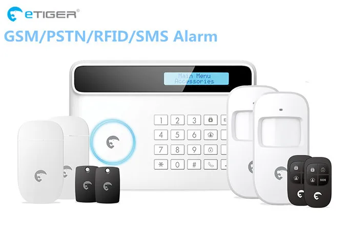  32 wireless zone Etiger S4 Home Smart Alarm PSTN GSM Alarm System Home Security Protection GSM Alar - 32664005219