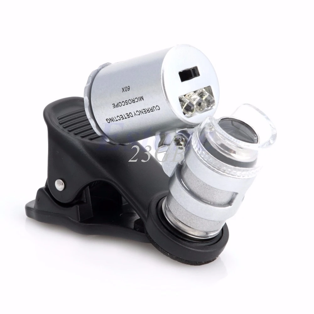 2017 NEW Optical LED Microscope Mobile Phone Lens Jeweler