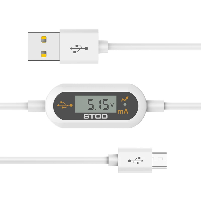 STOD Micro USB кабель СВЕТОДИОДНЫЙ монитор напряжение тока 2A Быстрая зарядка Защита для samsung lenovo huawei zte Xiaomi зарядное устройство обнаружения провода