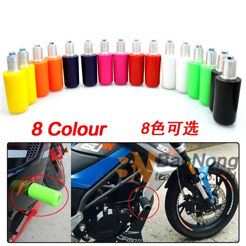 

Pair Universal 10mm Motorcycle Frame Slider Anti Crash Pad Falling Protector Protection Moto For Honda Yam KTM all Street Racing
