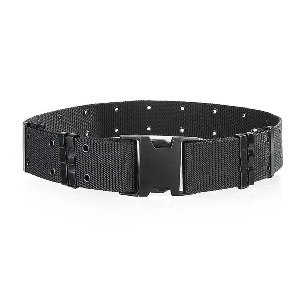 

Men's Belt Outdoor Sports Military Tactical Nylon Waistband Canvas Web Belt Dazzling High Quality For Jeans Male #QQ