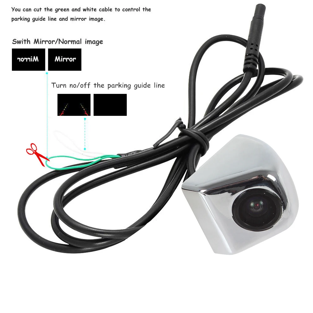 Cena 3 kolory ccd HD appr 180deg fisheye view Anti Fog Backup tylna kamera Night Vision kamera parkowania przednia kamera ze stopu cynku