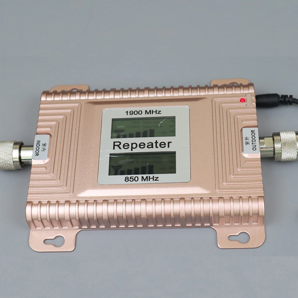 Smart LCD Display 4G 1900mhz cellular amplifier 65dB Gain 2G 3G signal booster Repeater Sets for office cellular signal booster