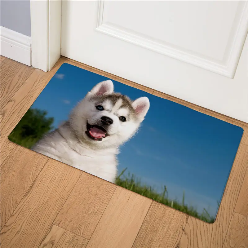 Siberian Husky введите дверной коврик для кухни коврик под дверь коврик на кухню коврик для дома домашние Нескользящие коврики для ванной приветственные напольные коврики - Цвет: 19
