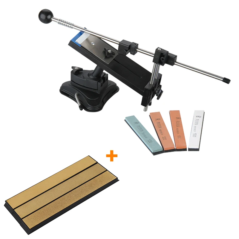 

Ruixin Pro II Brand Updated Chefs Professional Kitchen Sharpening Knife Sharpener System Fix-angle Sharpener With 4 whetstones