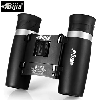 

BIJIA 8x22 High Quality HD Lightweight Outdoor Portable Binocular Folding Compact Binoculars For Kids For Hunting