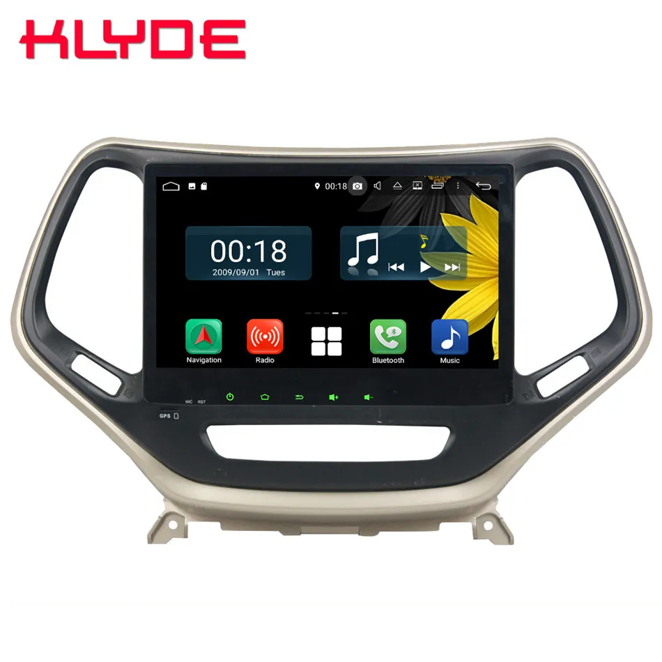 Discount 10.1" IPS Octa Core 4G Android 8.1 4GB RAM 64GB ROM RDS Car DVD Player Stereo Autoradio GPS Glonass For Jeep Cherokee 2014-2017 0